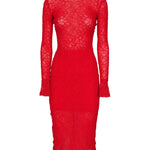 Abito in pizzo con schiena scoperta 105227 A2M5RA1 PINKO 