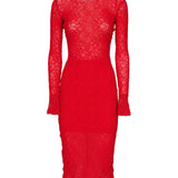 Abito in pizzo con schiena scoperta 105227 A2M5RA1 PINKO 