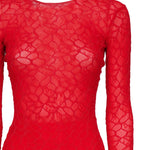 Abito in pizzo con schiena scoperta 105227 A2M5RA1 PINKO 