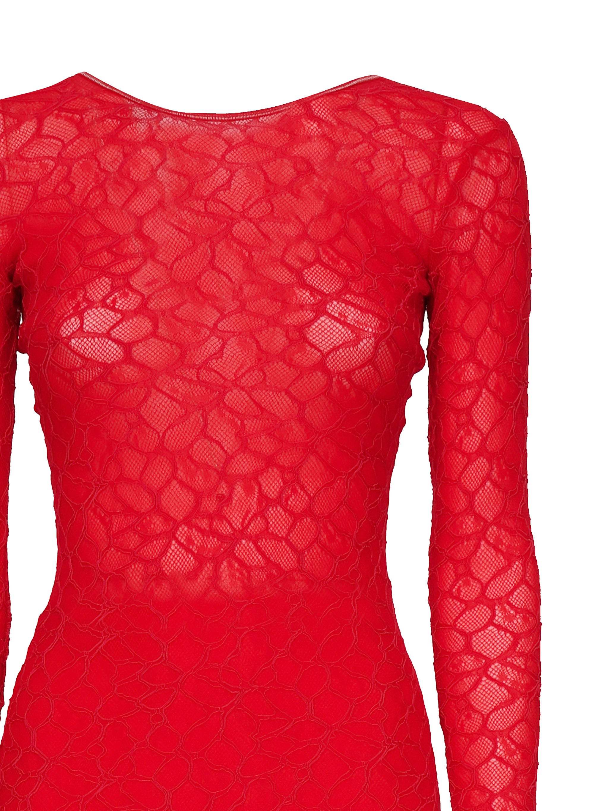 Abito in pizzo con schiena scoperta 105227 A2M5RA1 PINKO 