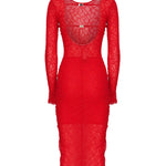 Abito in pizzo con schiena scoperta 105227 A2M5RA1 PINKO 