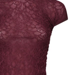 Maglia aderente in pizzo 105228 A2M5R62 PINKO 