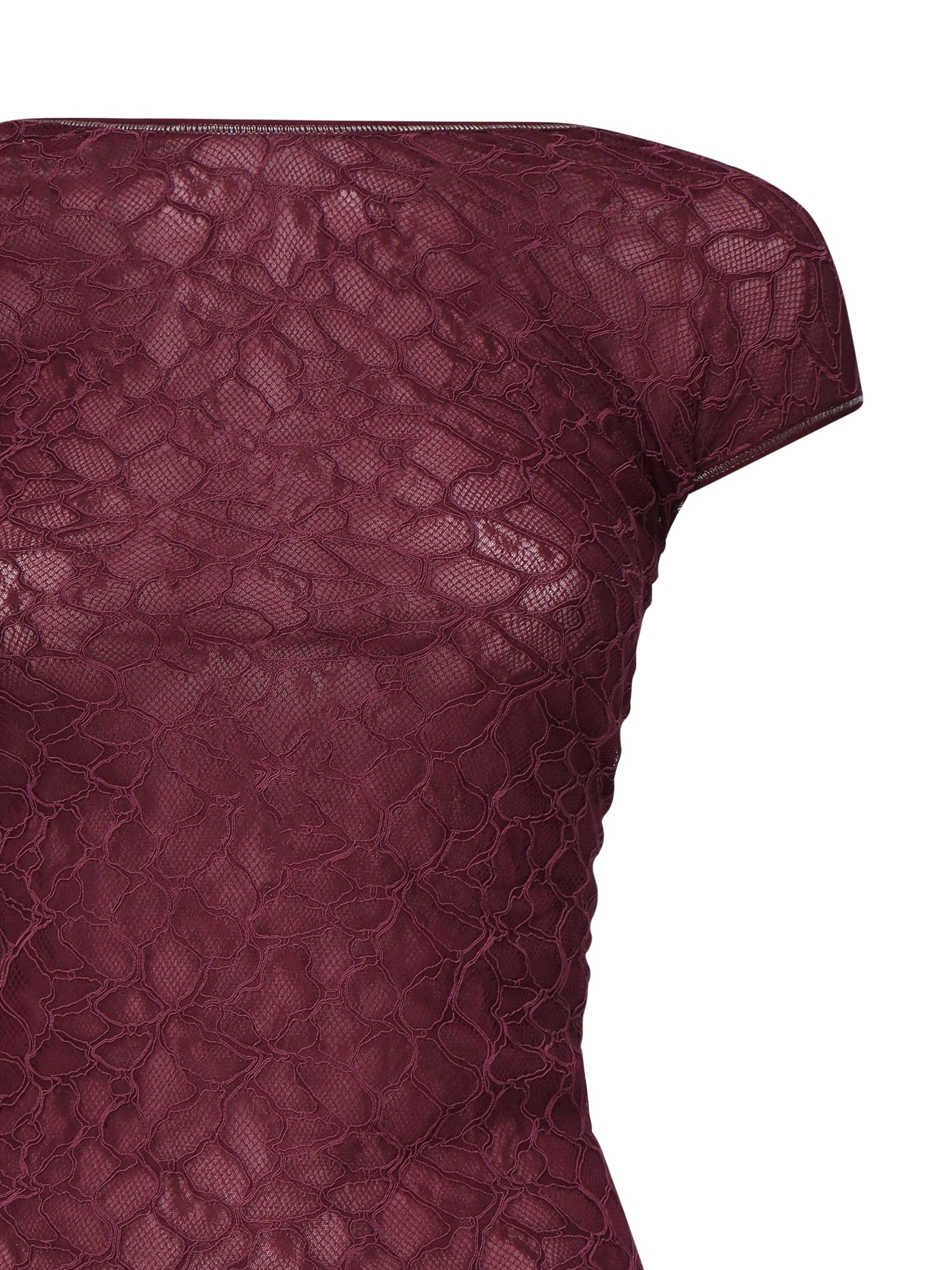 Maglia aderente in pizzo 105228 A2M5R62 PINKO 