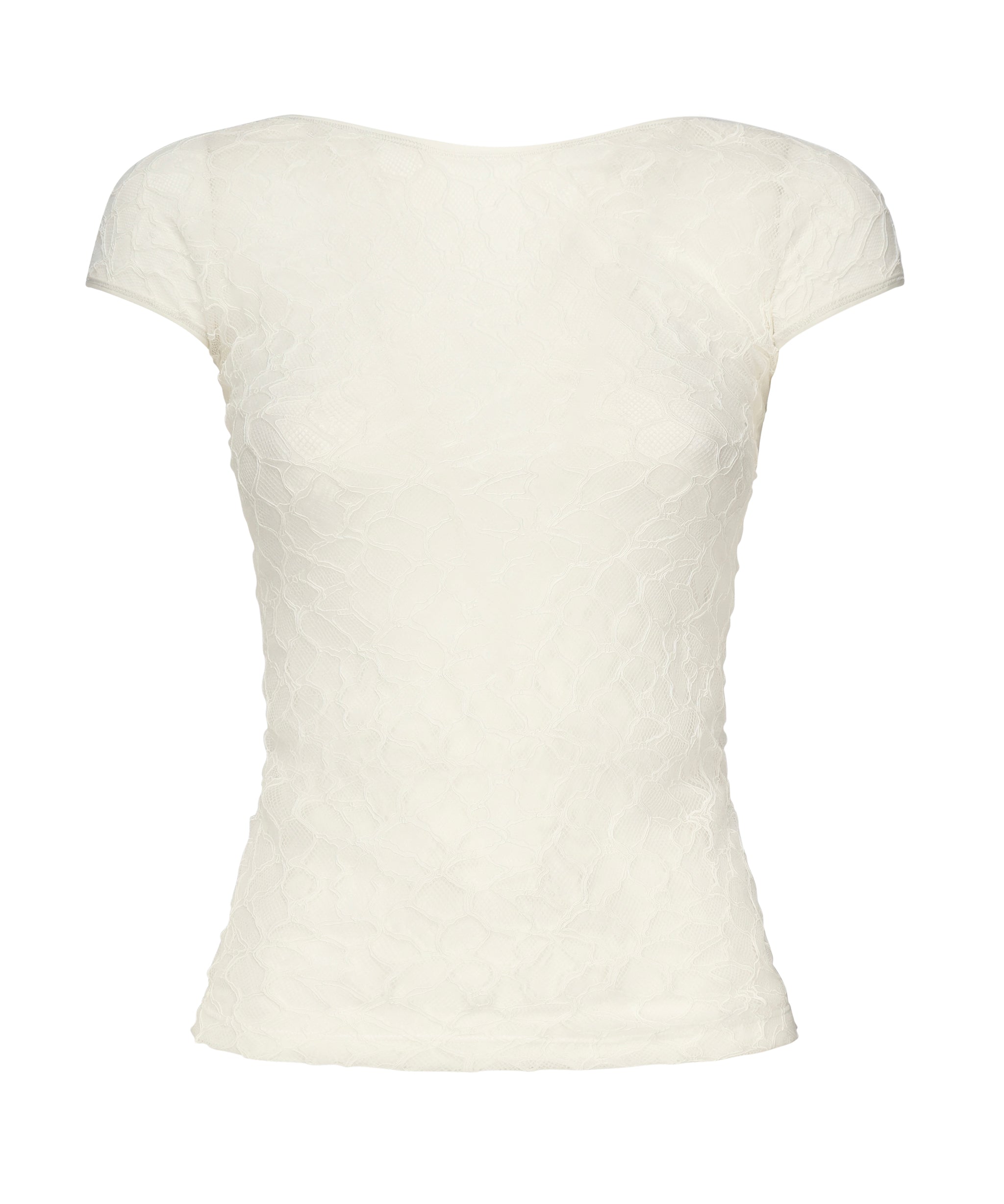 Maglia aderente in pizzo 105228 A2M5Z14 PINKO 