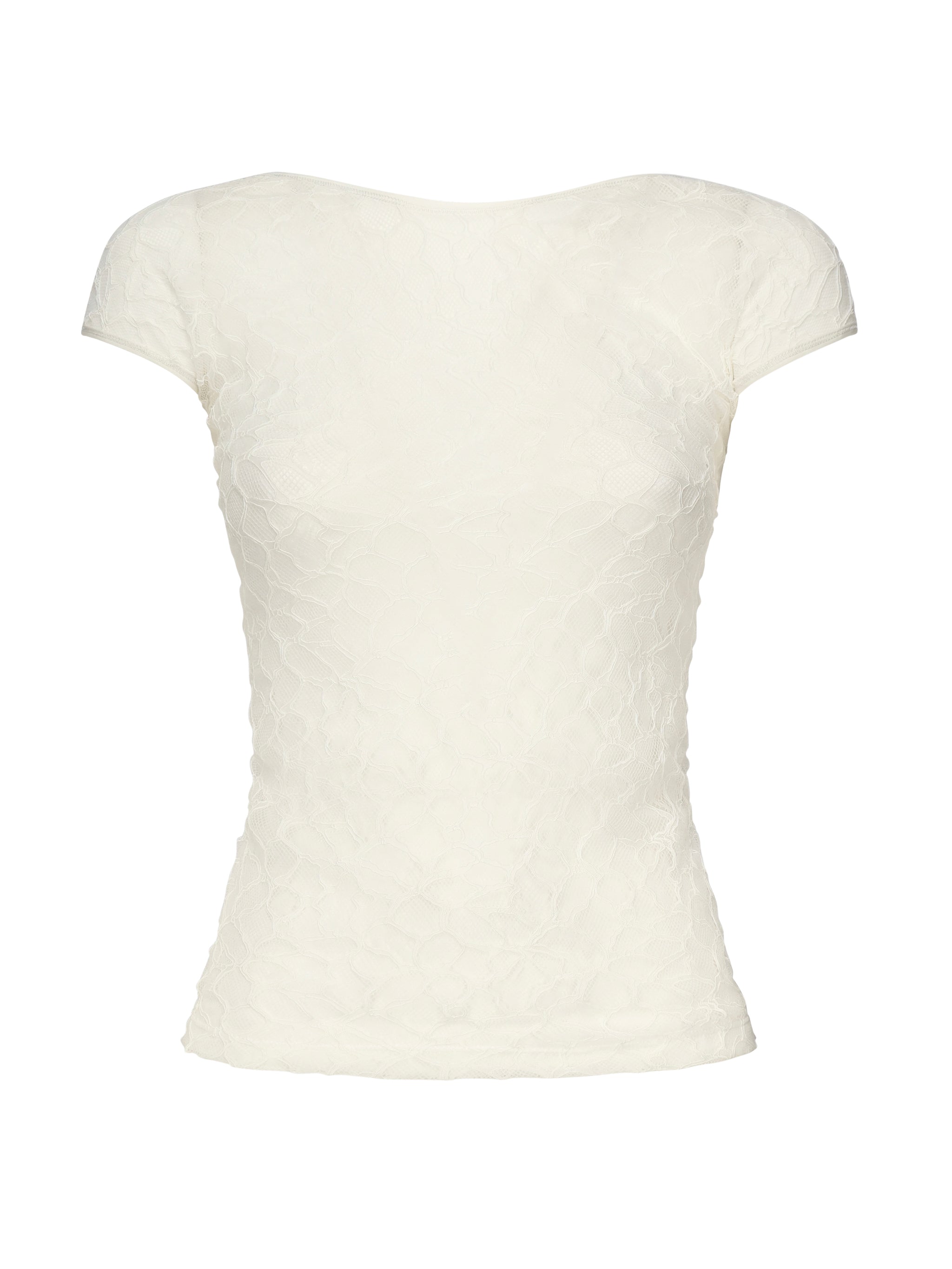 Maglia aderente in pizzo 105228 A2M5Z14 PINKO 