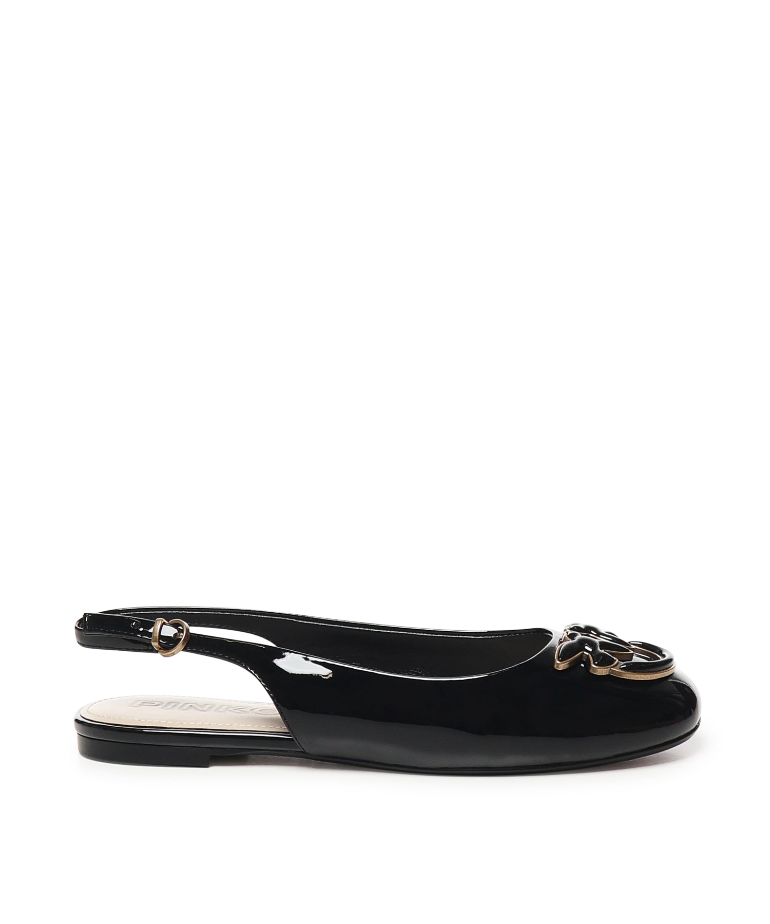 Ballerine in vernice con logo SD0247 E002Z99 PINKO 