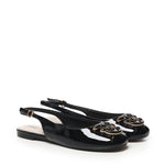 Ballerine in vernice con logo SD0247 E002Z99 PINKO 