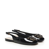 Ballerine in vernice con logo SD0247 E002Z99 PINKO 