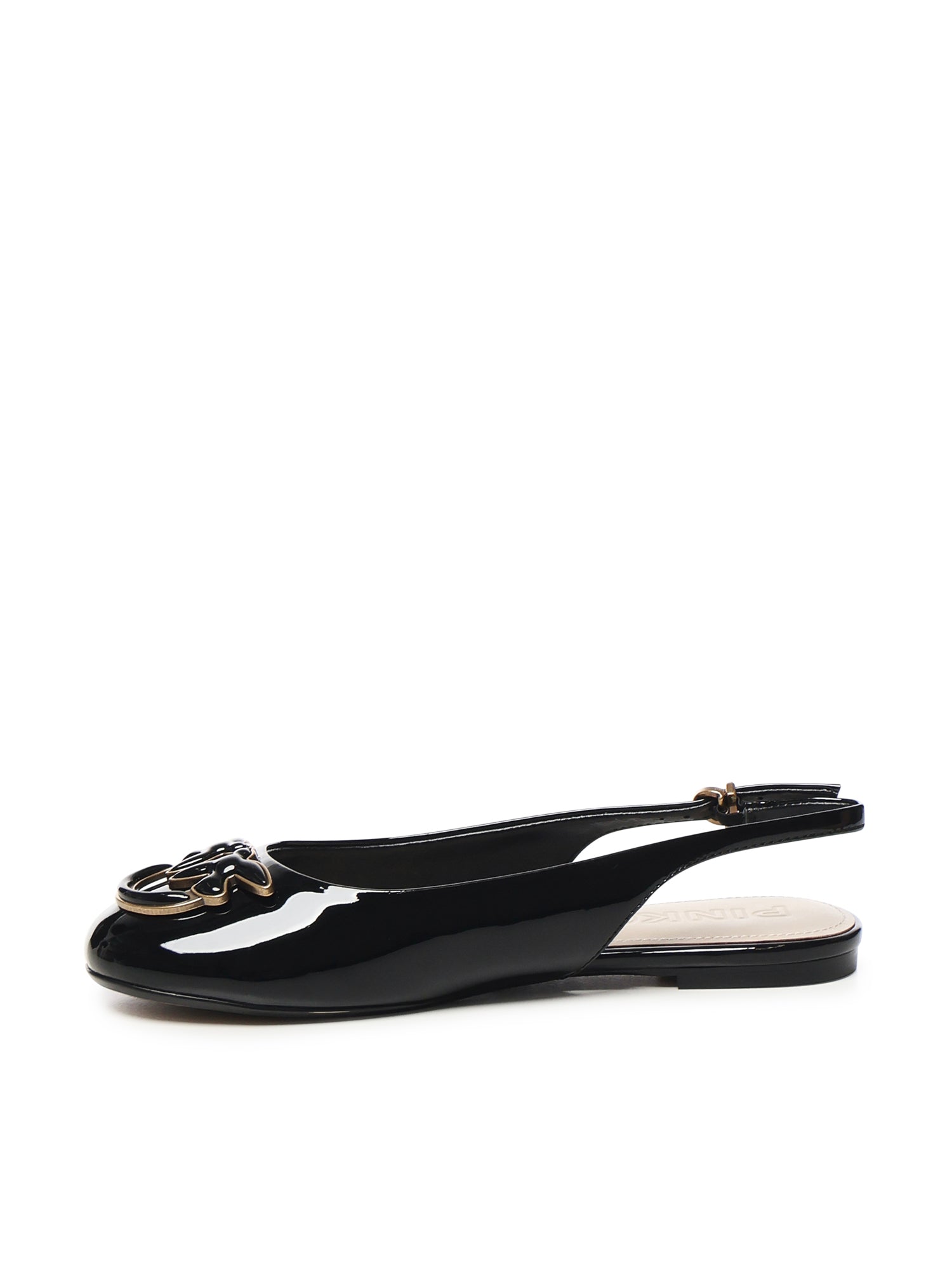 Ballerine in vernice con logo SD0247 E002Z99 PINKO 