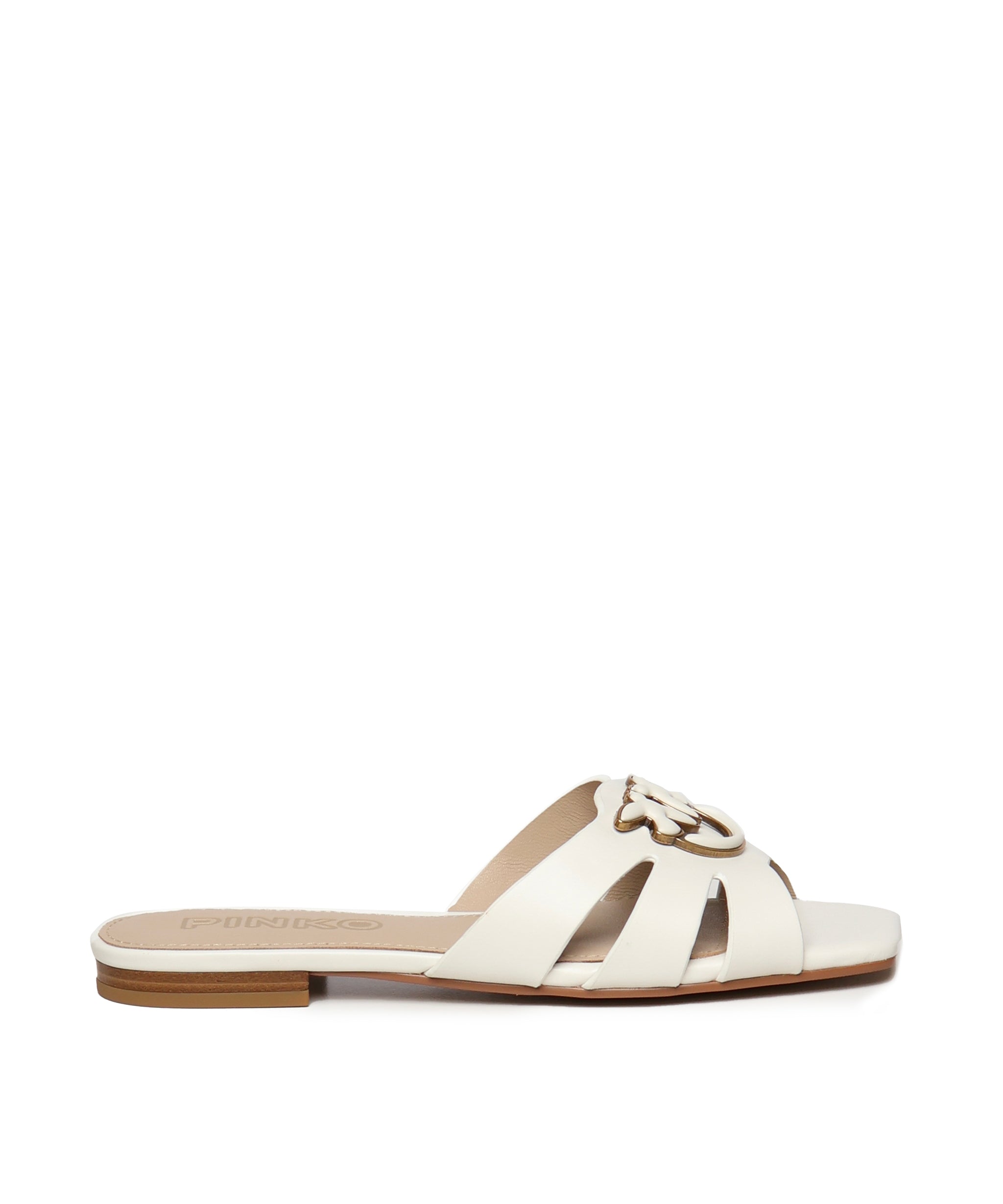 Ciabatte in nappa con logo SD0313 P003Z12 PINKO 
