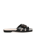 Ciabattine in nappa con logo uccellini SD0313 P003Z99 PINKO 