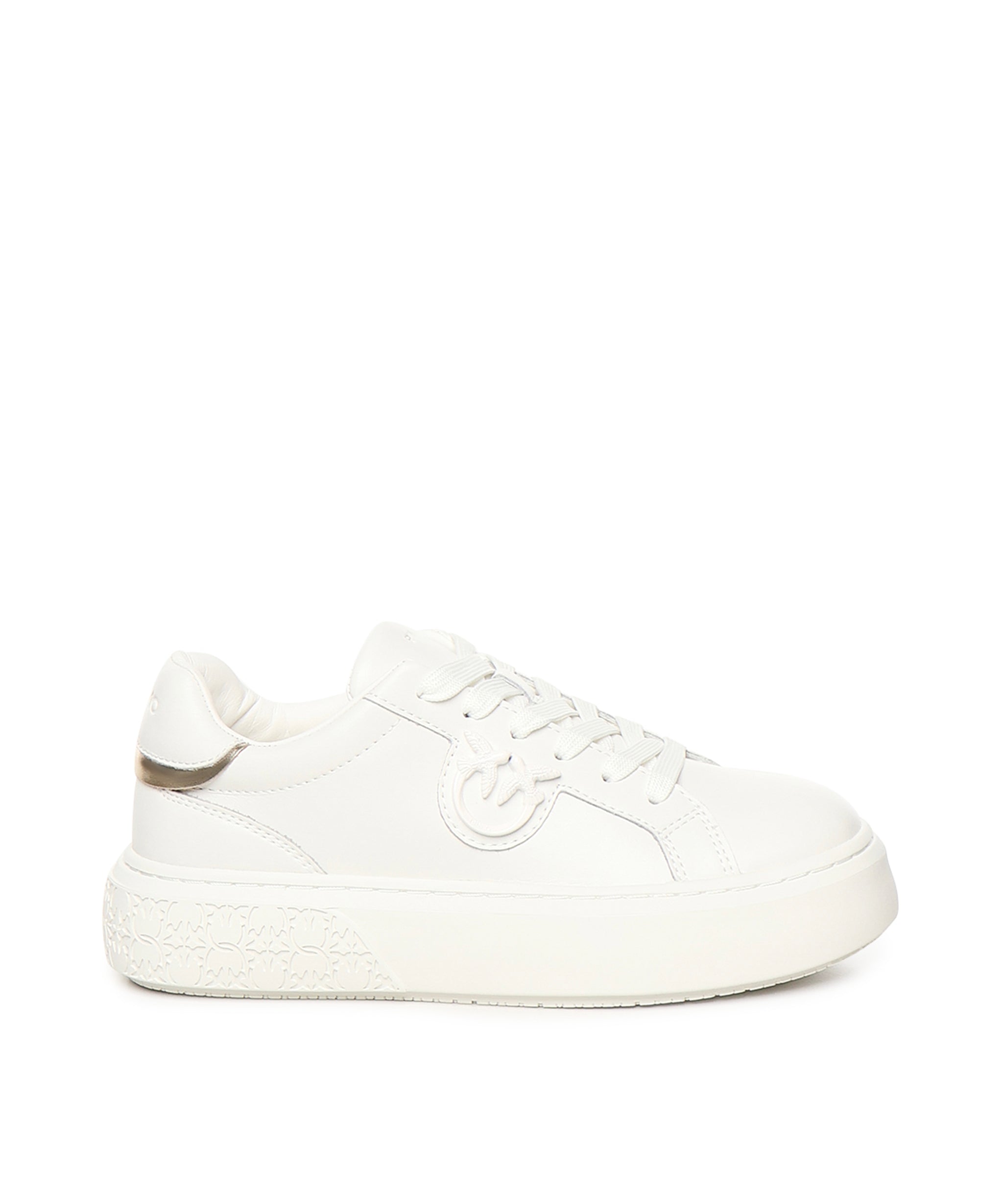 Scarpe da tennis in pelle con suola platform SS0071 P001Z12 PINKO 