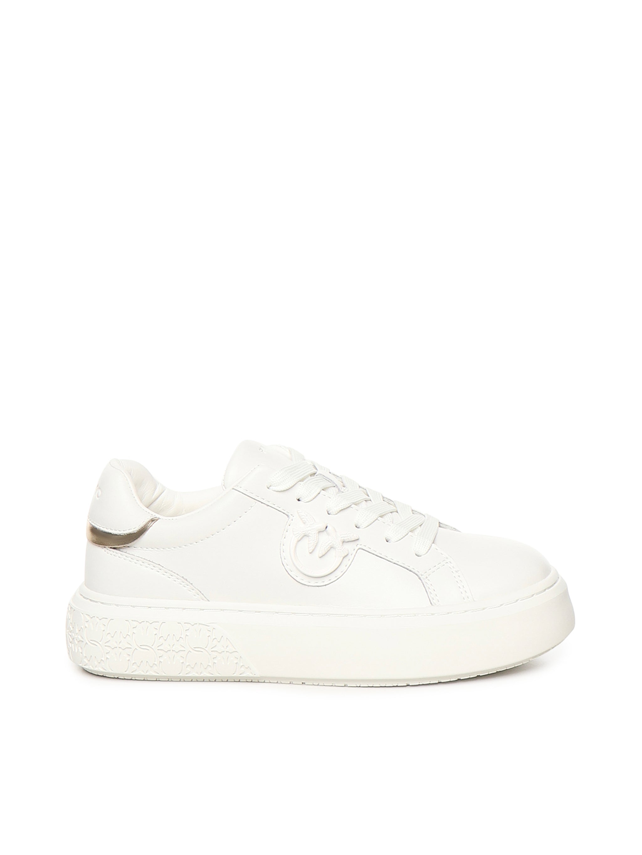 Scarpe da tennis in pelle con suola platform SS0071 P001Z12 PINKO 