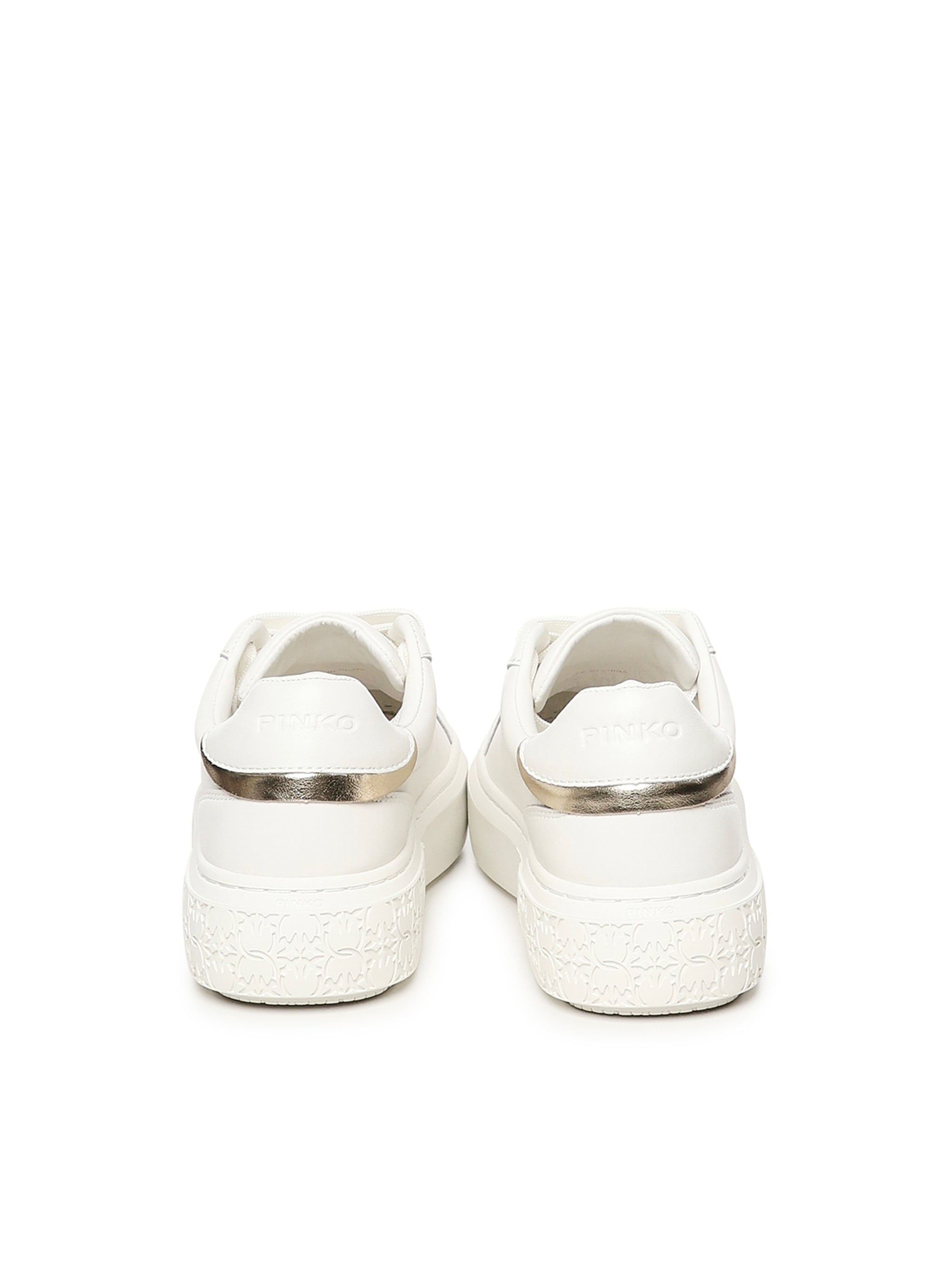 Scarpe da tennis in pelle con suola platform SS0071 P001Z12 PINKO 
