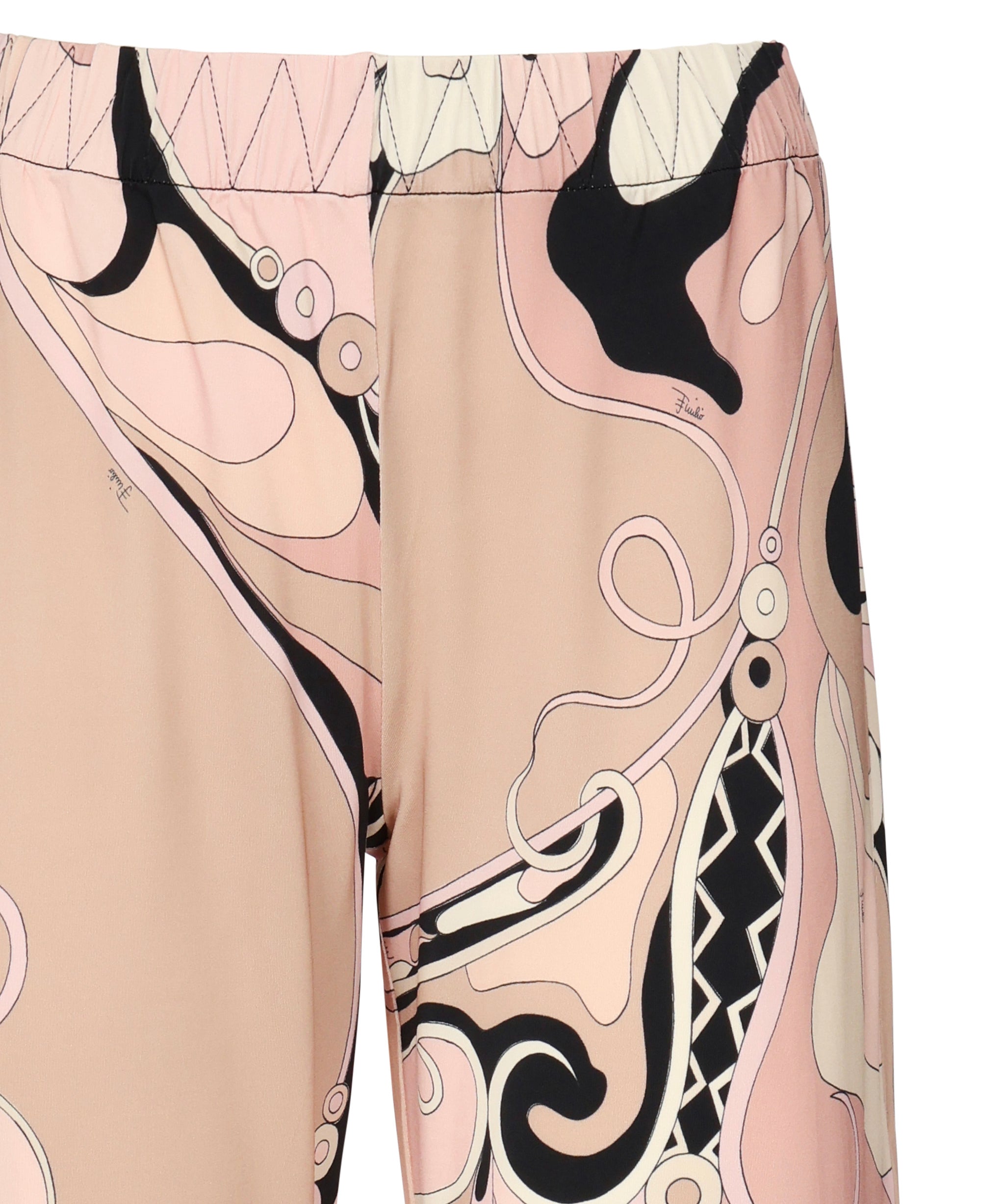 Pantaloni in jersey con stampa orchidee 5HJT31 5H737023 PUCCI 