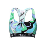 Crop top stampa orchidee 5HTP56 5H735025 PUCCI 
