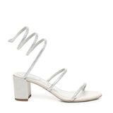 Sandali Cleo in raso con cristalli<BR/> C12037 060R001X623 RENÉ CAOVILLA 