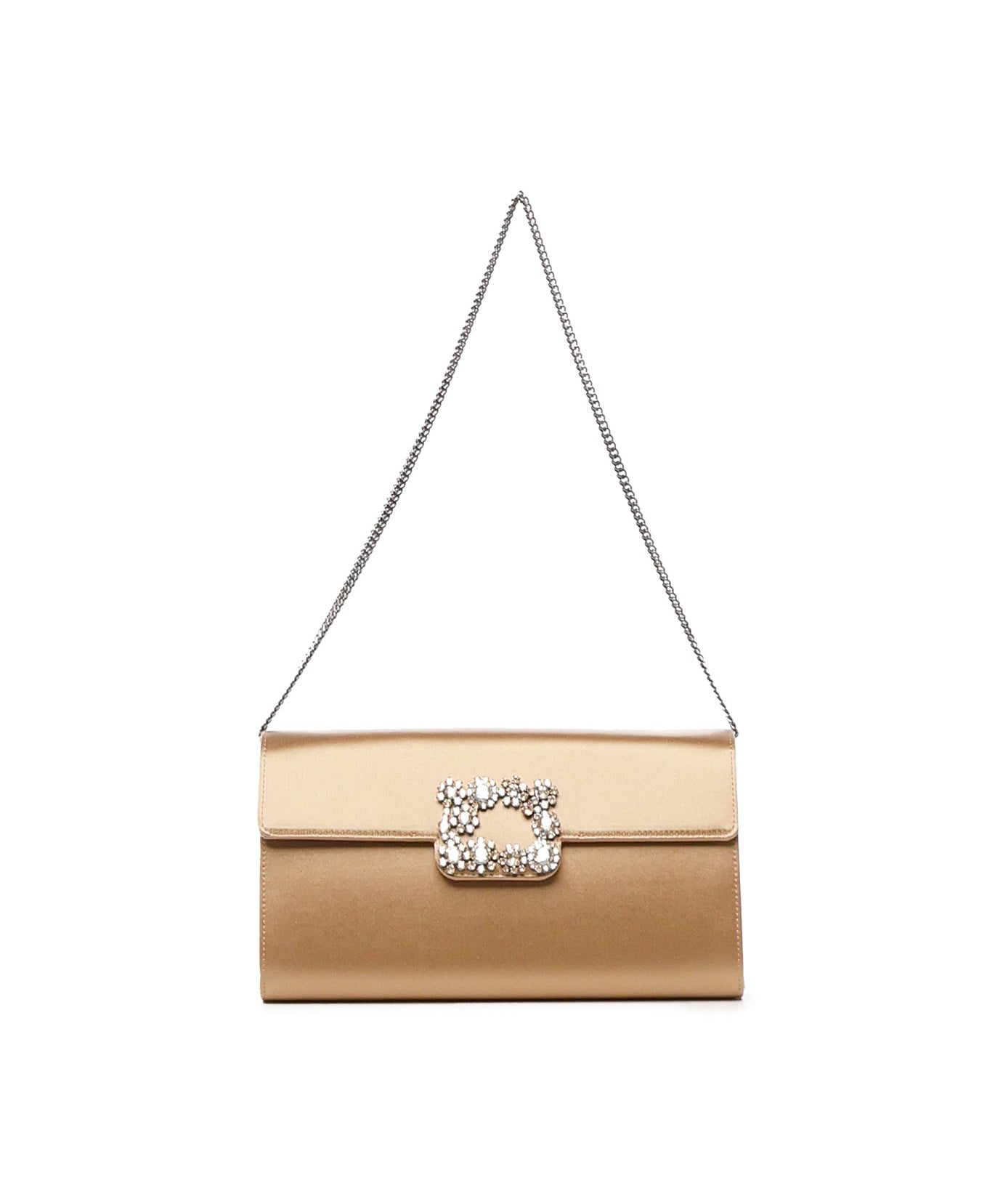 Pochette Efflorescence in raso RBWAMFD0207RS0 C603 ROGER VIVIER 