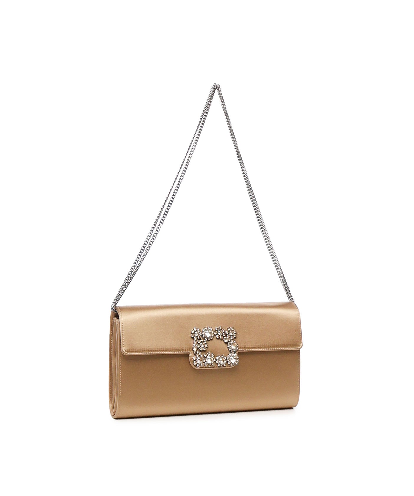 Pochette Efflorescence in raso RBWAMFD0207RS0 C603 ROGER VIVIER 