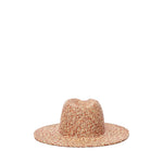 Fedora in paglia con logo FDR036067PS25 STR-9P-MICSRBBEIGE RED RUSLAN BAGINSKIY 