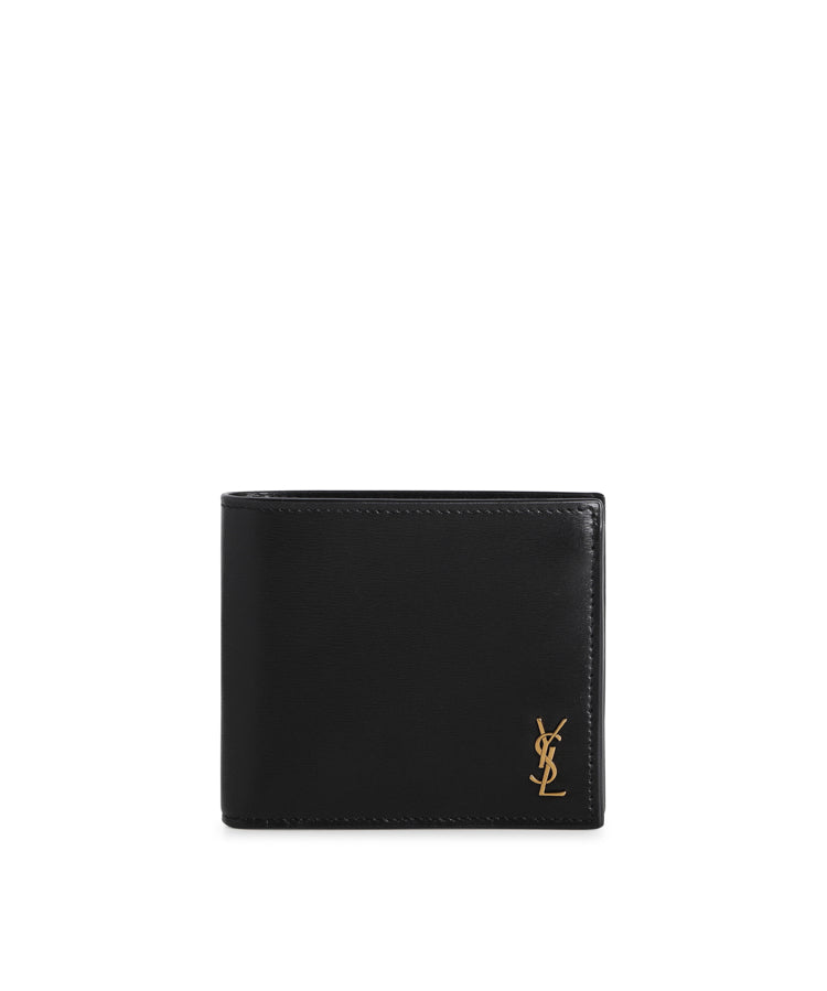 Portafoglio cassandre east/west in pelle lucida 607727 02G0W1000 SAINT LAURENT 