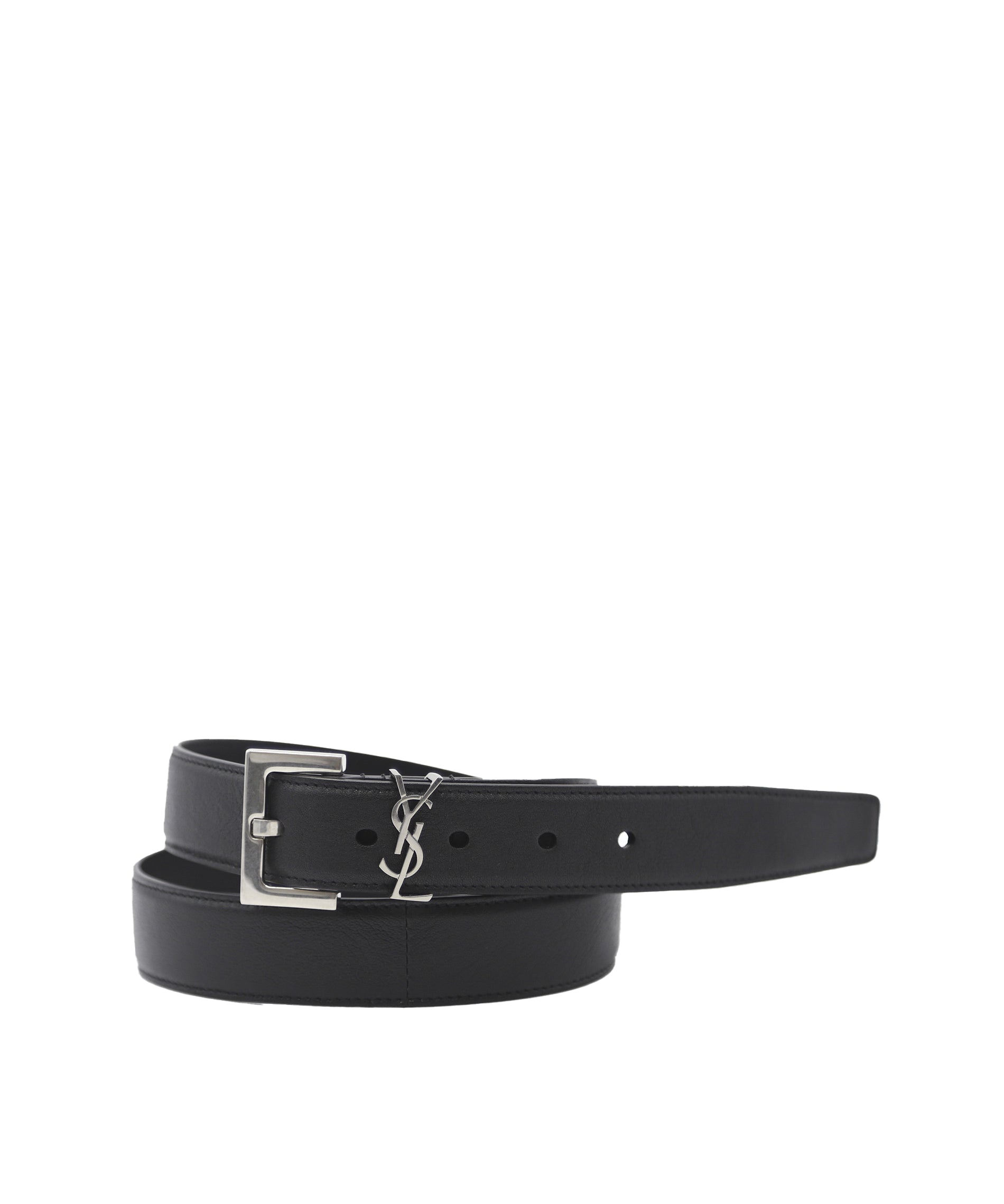 Cintura cassandre in pelle liscia<BR/> 634440 BRM0E1000 SAINT LAURENT 