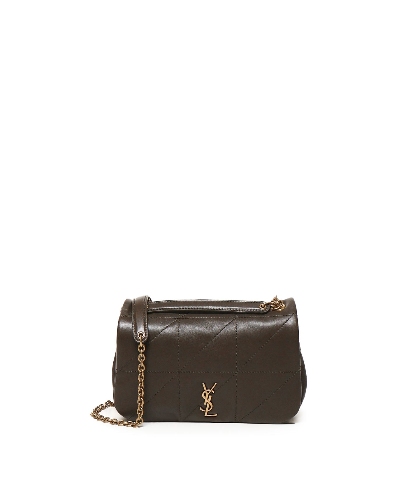 Mini Borsa jamie con catena in pelle d'agnello 766754 AAB323212 SAINT LAURENT 