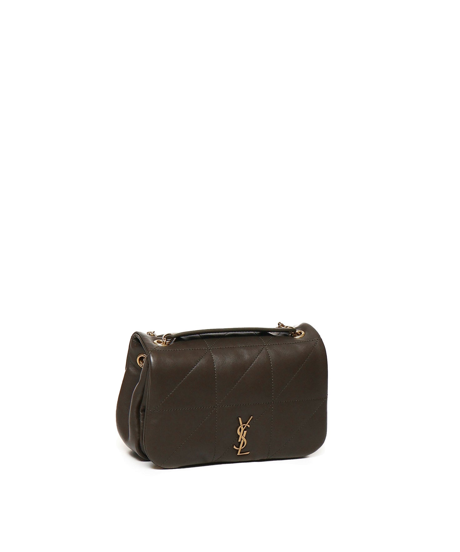 Mini Borsa jamie con catena in pelle d'agnello 766754 AAB323212 SAINT LAURENT 