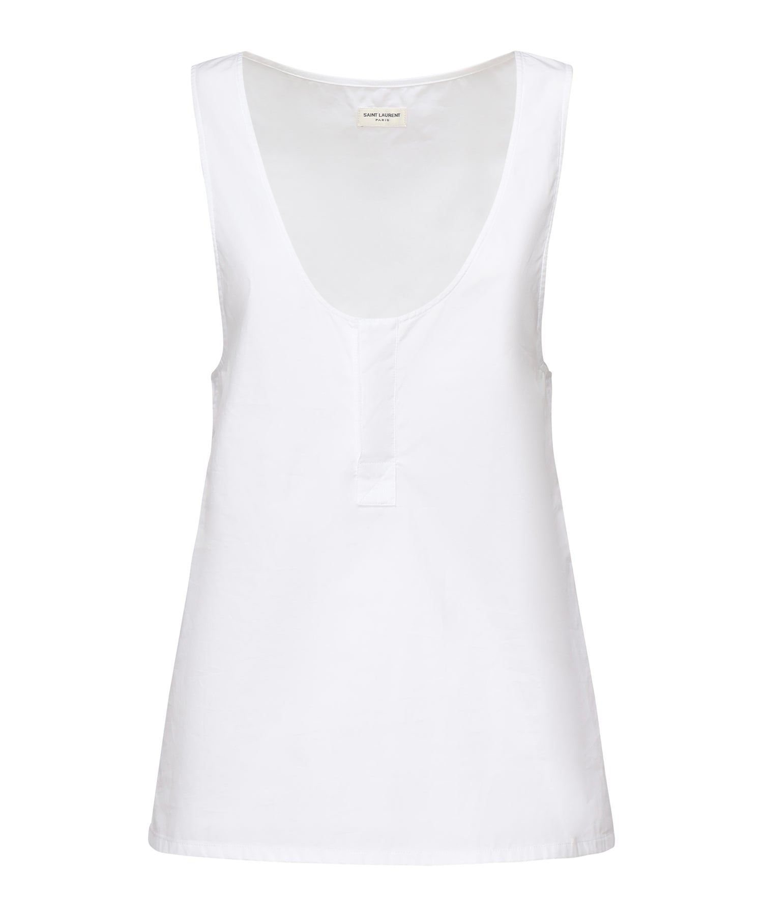 Tank top Henley 790074 Y227W9000 SAINT LAURENT 