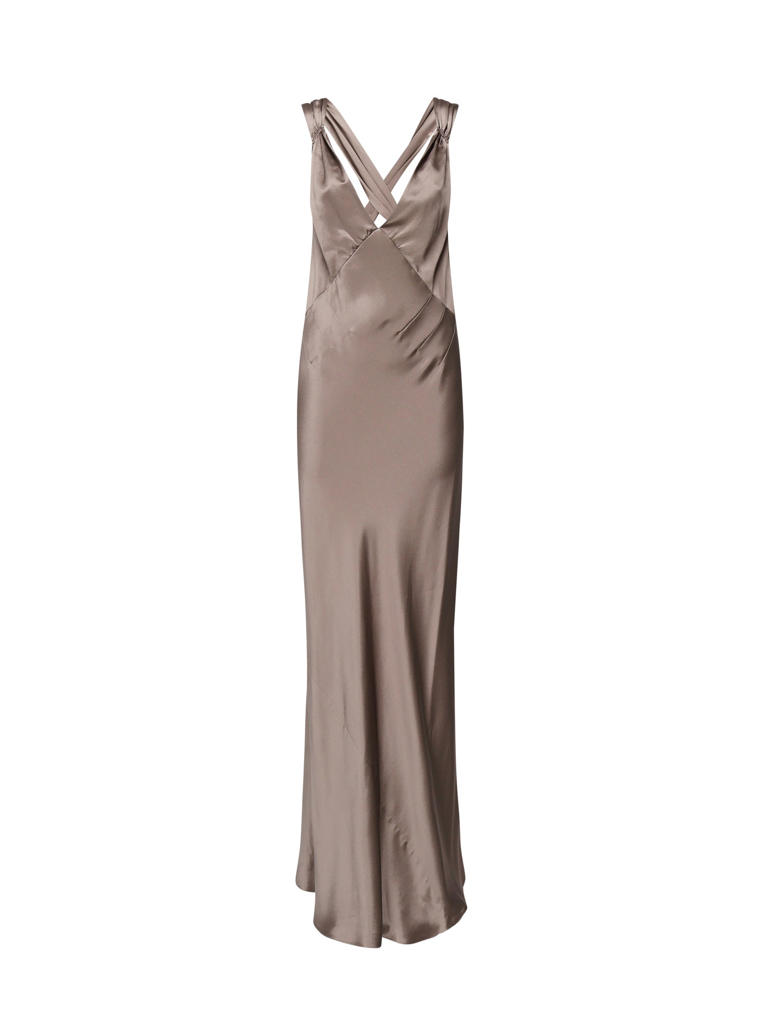 Abito lungo incrociato sulla schiena 797615 Y001W2783 SAINT LAURENT 