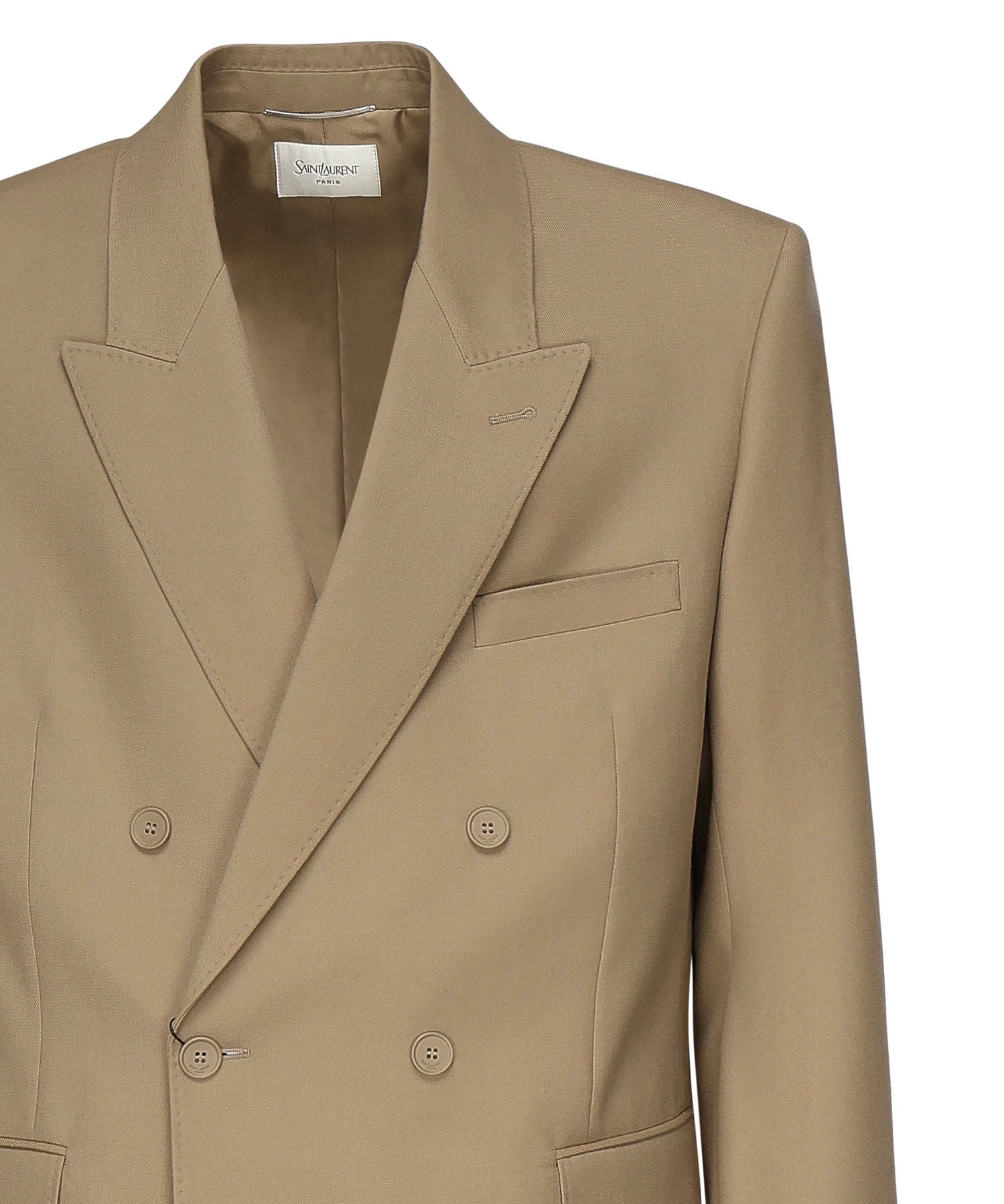 Giacca doppiopetto in lana 816394 Y405W7557 SAINT LAURENT 