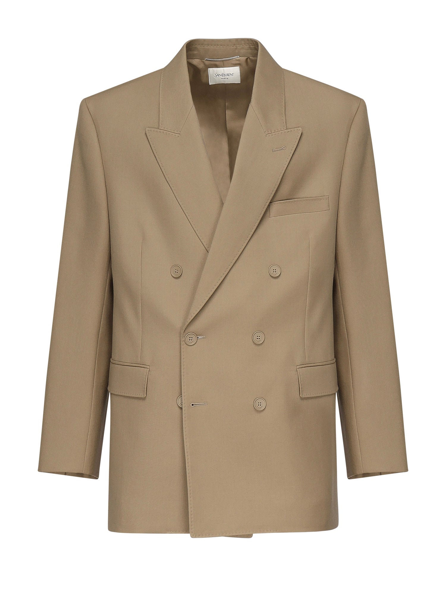 Giacca doppiopetto in lana 816394 Y405W7557 SAINT LAURENT 