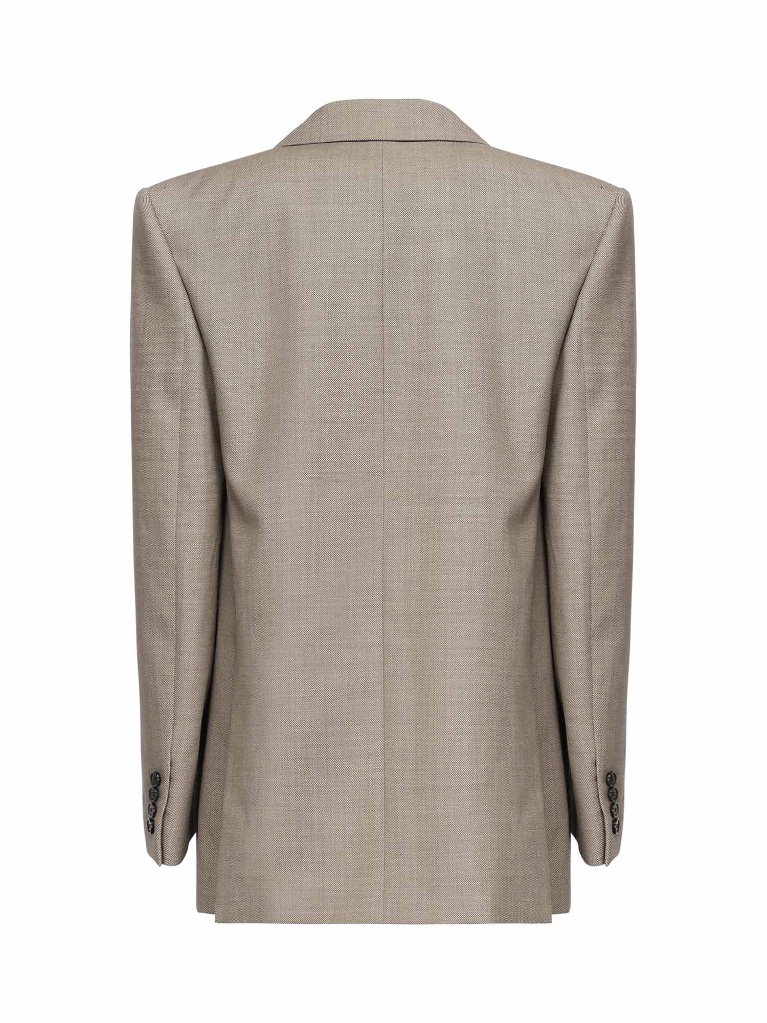 Giacca doppiopetto in lana 821942 Y1I251506 SAINT LAURENT 
