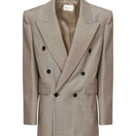 Giacca doppiopetto in lana 821942 Y1I251506 SAINT LAURENT 