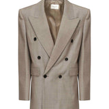 Giacca doppiopetto in lana 821942 Y1I251506 SAINT LAURENT 