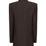 Blazer doppiopetto in lana 823616 Y5K322124 SAINT LAURENT 