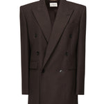 Blazer doppiopetto in lana 823616 Y5K322124 SAINT LAURENT 