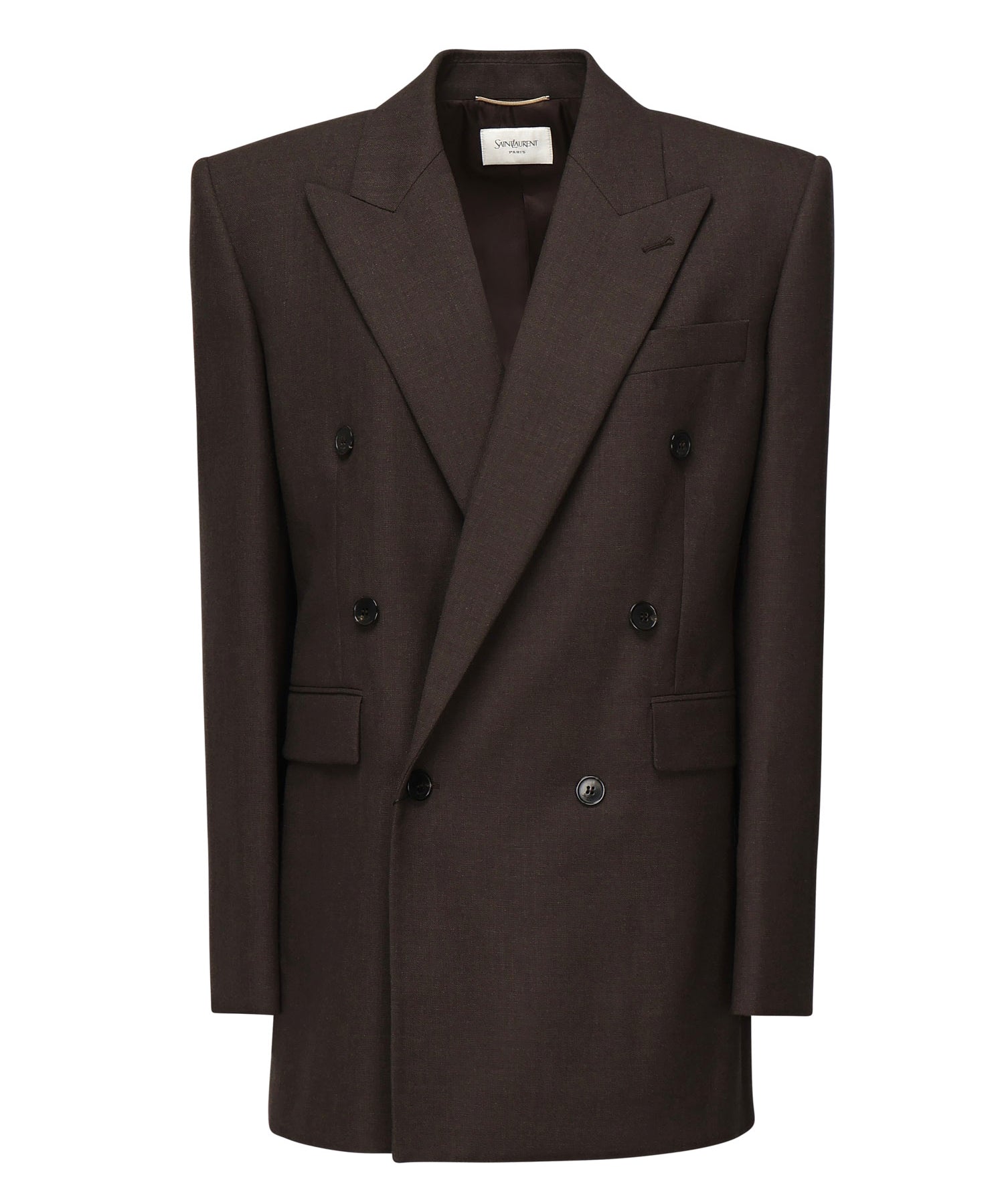 Blazer doppiopetto in lana 823616 Y5K322124 SAINT LAURENT 
