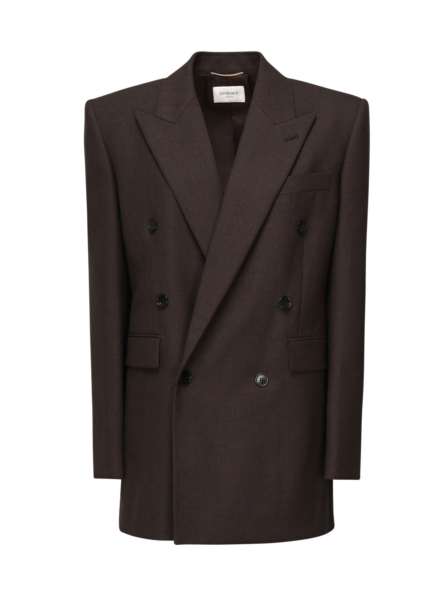 Blazer doppiopetto in lana 823616 Y5K322124 SAINT LAURENT 