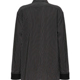 Camicia a righe in seta 823656 Y4K761095 SAINT LAURENT 