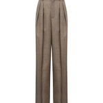 Pantaloni a gamba ampia in lana 824389 Y5K322656 SAINT LAURENT 