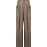 Pantaloni a gamba ampia in lana 824389 Y5K322656 SAINT LAURENT 