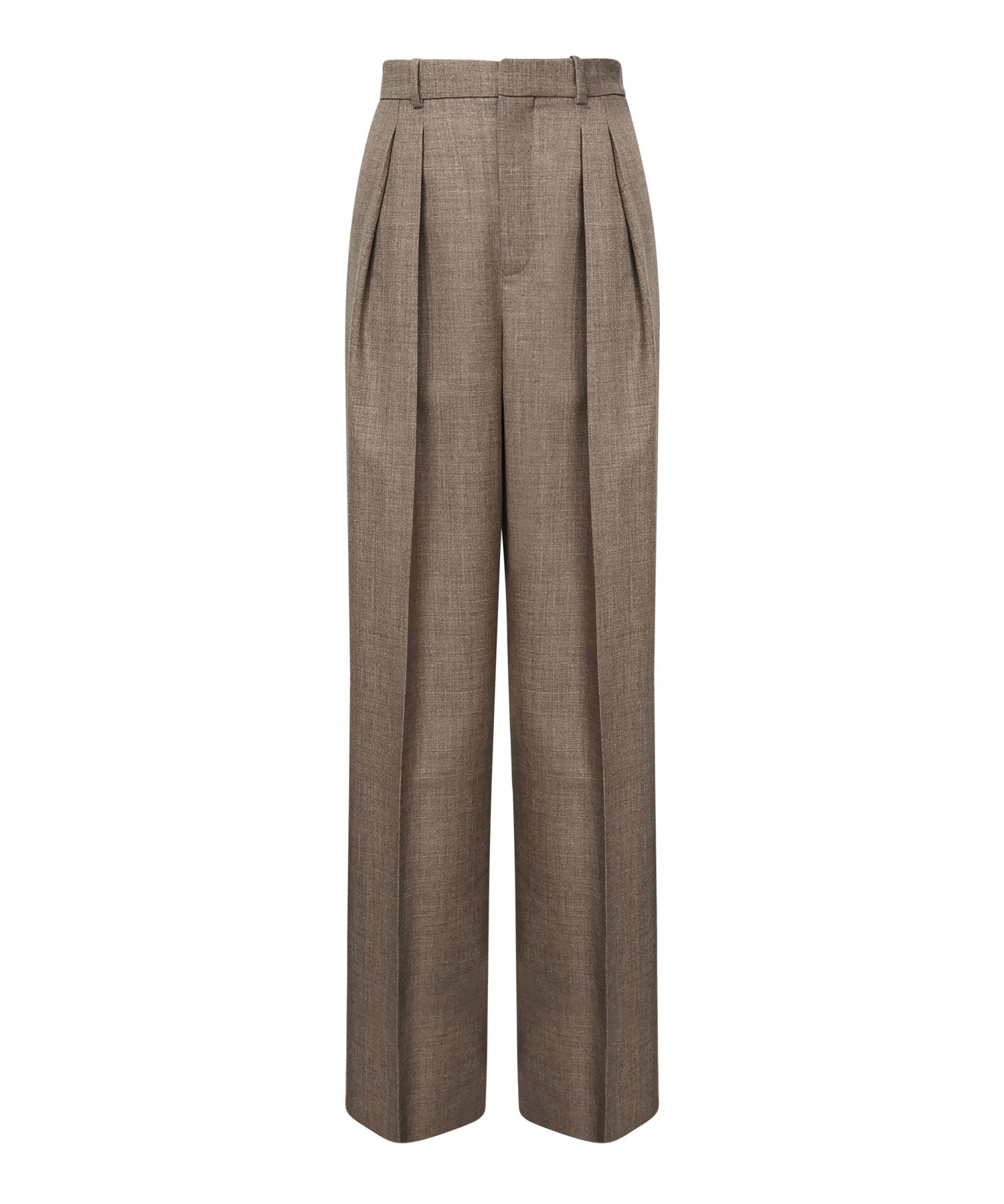 Pantaloni a gamba ampia in lana 824389 Y5K322656 SAINT LAURENT 