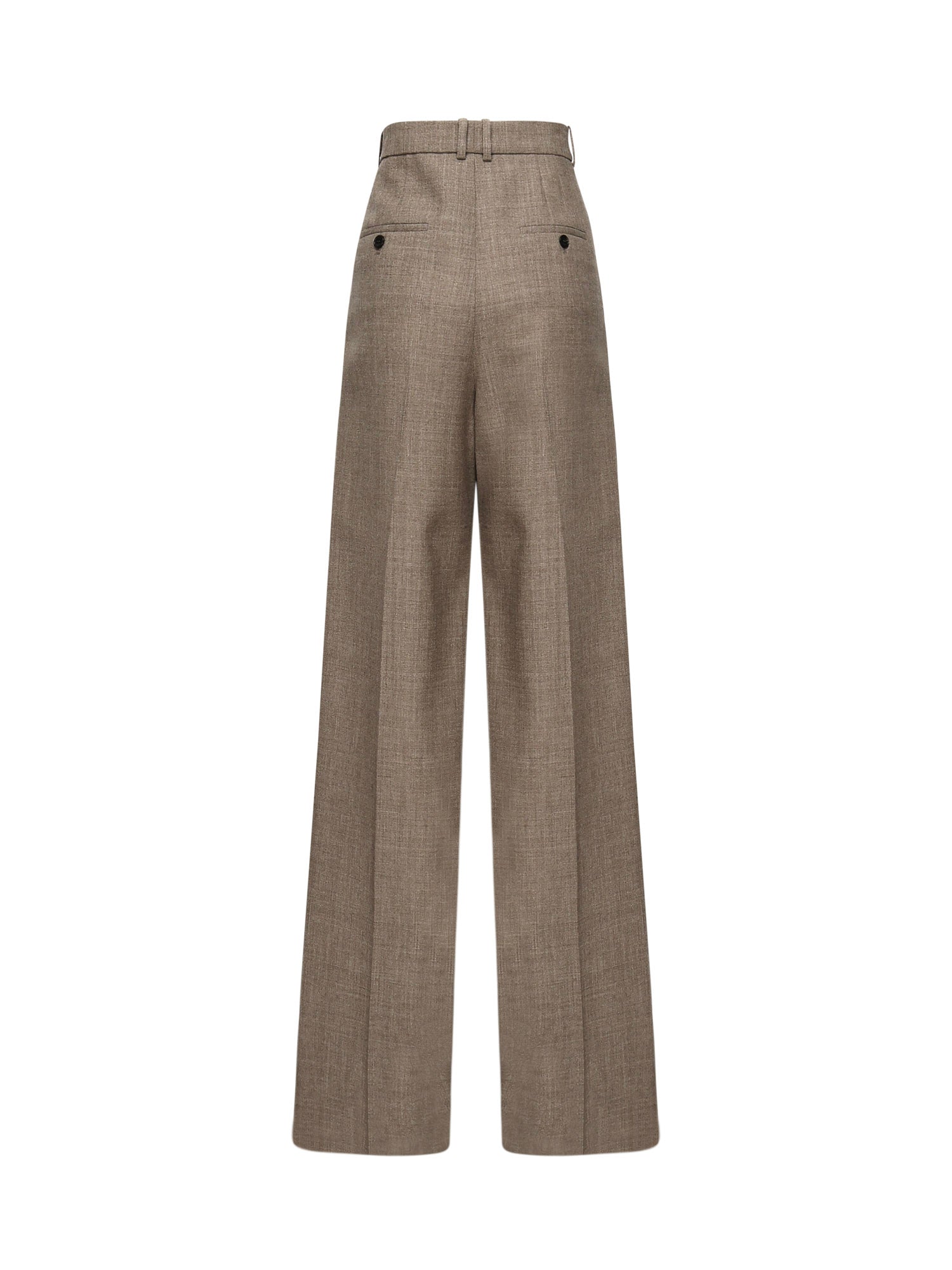 Pantaloni a gamba ampia in lana 824389 Y5K322656 SAINT LAURENT 
