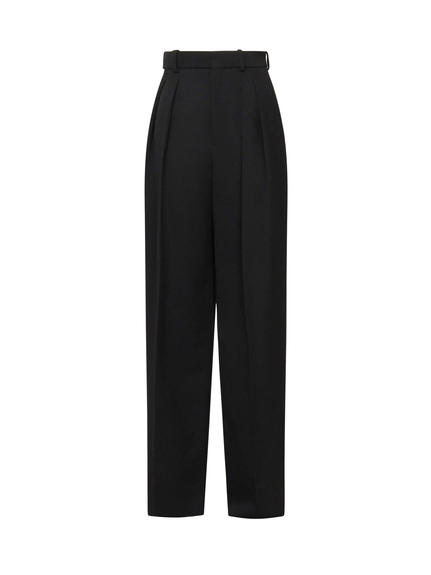 Pantaloni in grain de poudre 824389 Y7E631000 SAINT LAURENT 
