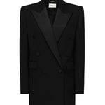 Giacca smoking in grain de poudre 828008 Y7E631000 SAINT LAURENT 