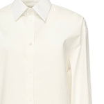 Camicia Cassandre in popeline di cotone 832339 Y1J619601 SAINT LAURENT 