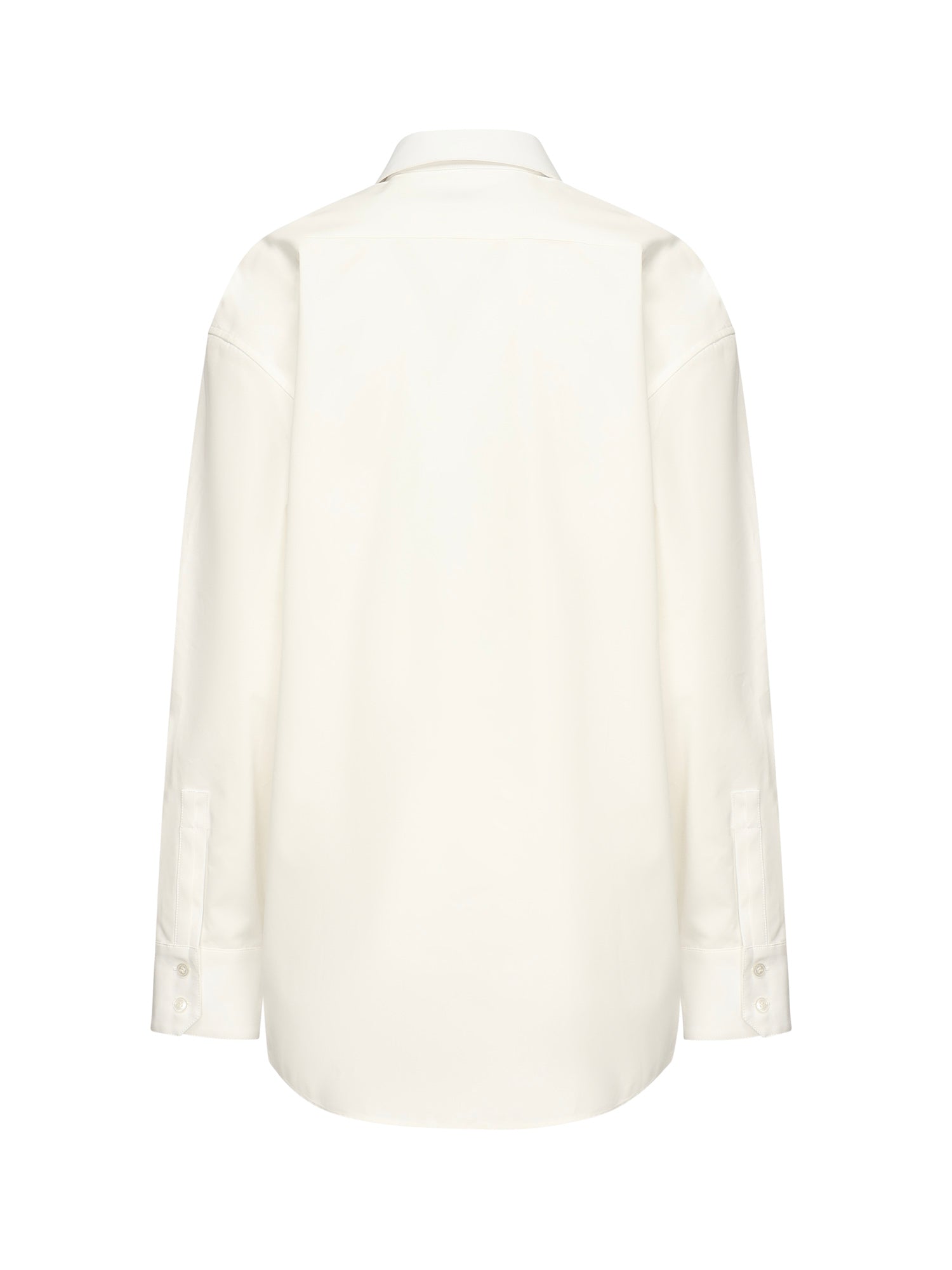 Camicia Cassandre in popeline di cotone 832339 Y1J619601 SAINT LAURENT 