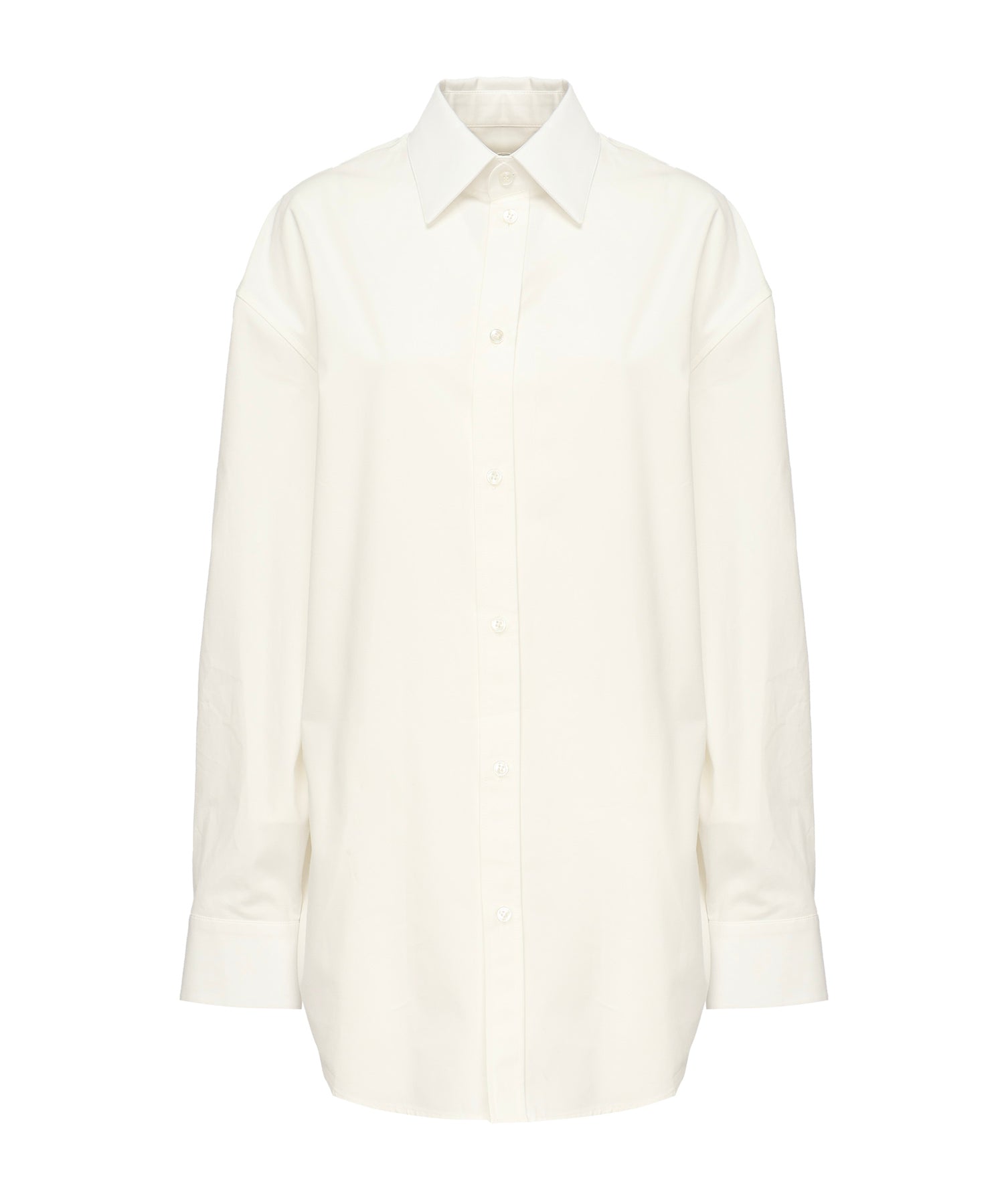 Camicia Cassandre in popeline di cotone 832339 Y1J619601 SAINT LAURENT 