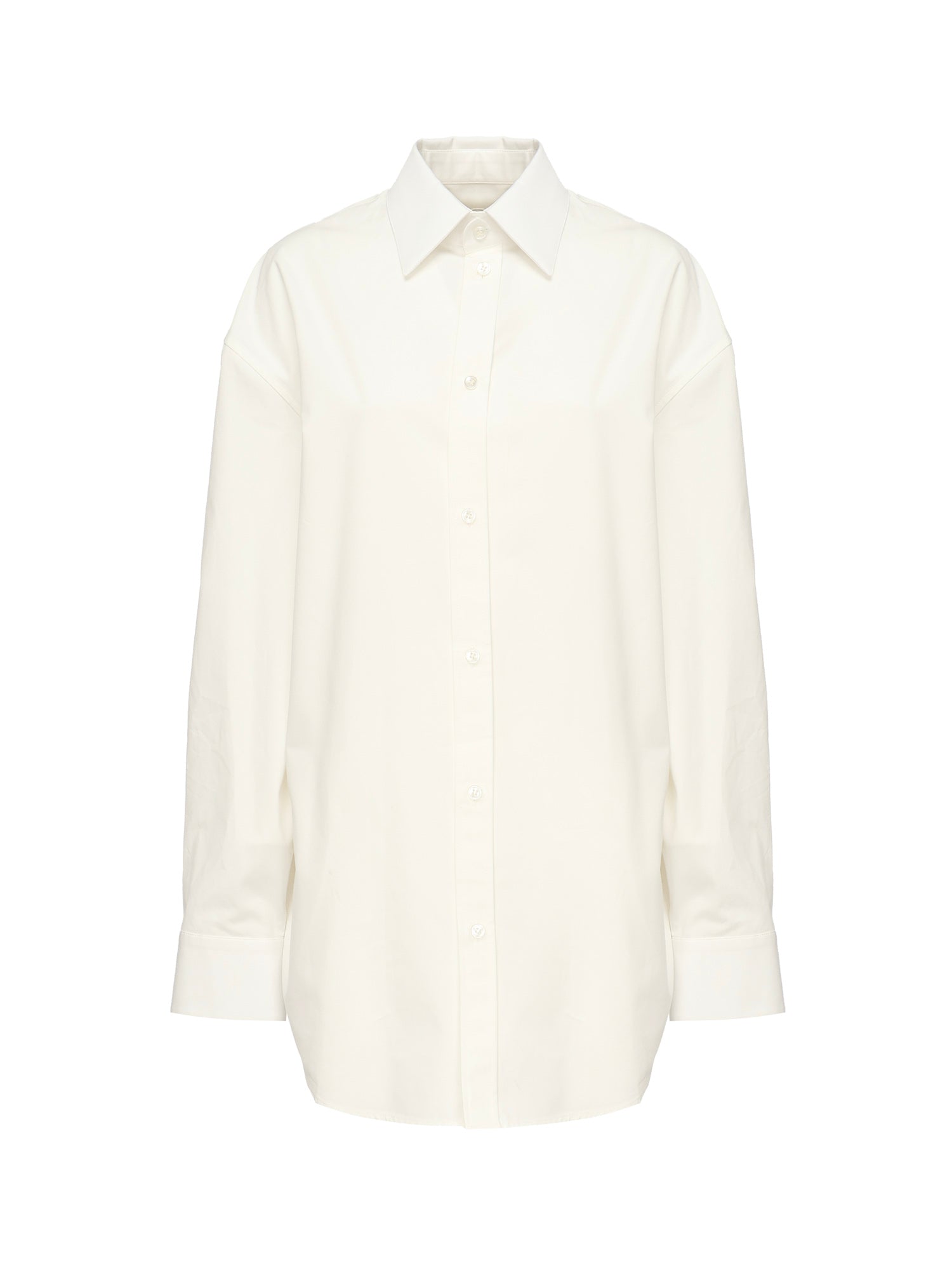 Camicia Cassandre in popeline di cotone 832339 Y1J619601 SAINT LAURENT 
